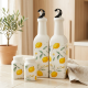 Porcelain Oil Dispenser & Salt Shaker Set - 4 Pcs